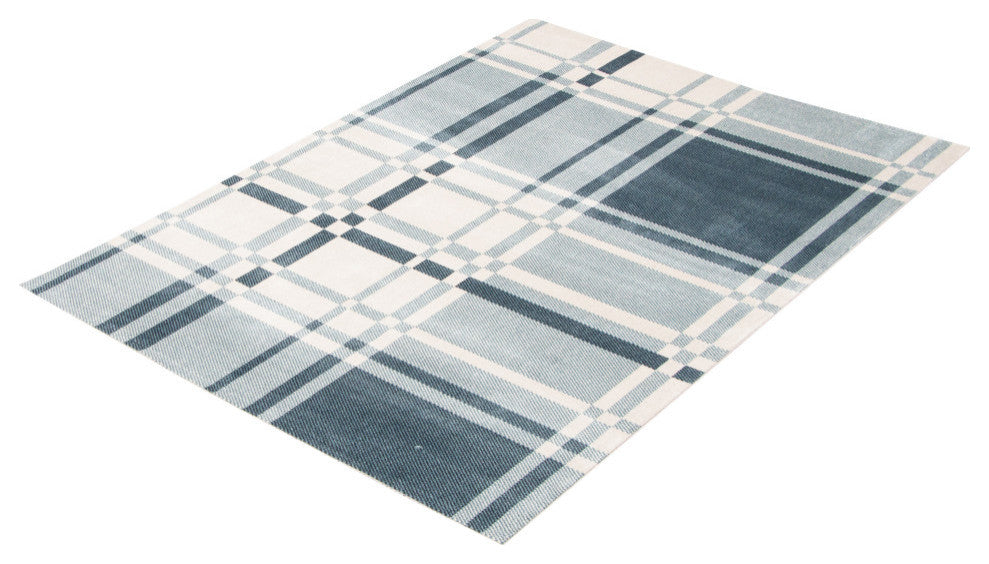 Aqua Roma Area Rug, Blue, 8'x10'