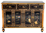 Black Lacquer Sideboard Landscape