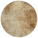 Machine Washable Indoor/Outdoor Chantille ACN1903 Beige 8' x 8' Round Rug