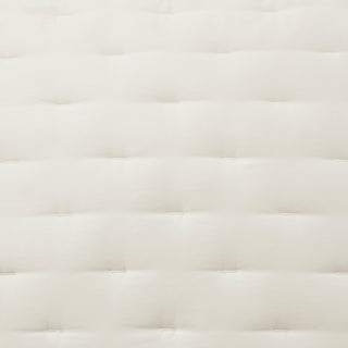 Lyocell Quilt Pillow Sham Set, 2 Piece, Ivory, King