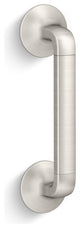 Transitional Shower Door Handle Pull, 6", Brushed Nickel