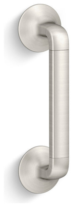 Transitional Shower Door Handle Pull, 6", Brushed Nickel
