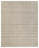 Obeetee Jaipur Grid Hand Tufted Rug, Taupe, 6'x9'