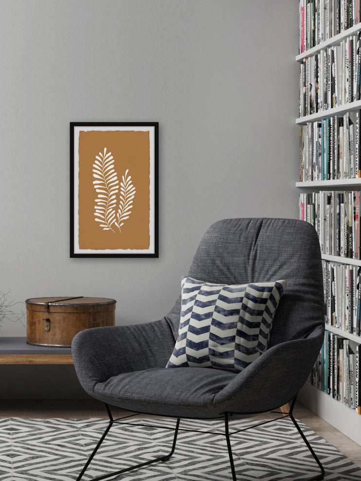 "Growing Ferns" Framed Painting Print, 8x12