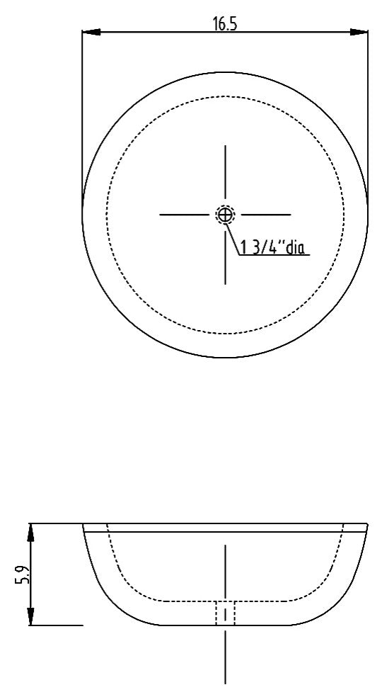 ANZZI Gardena Series Tempered Glass Bathroom Vessel Sink