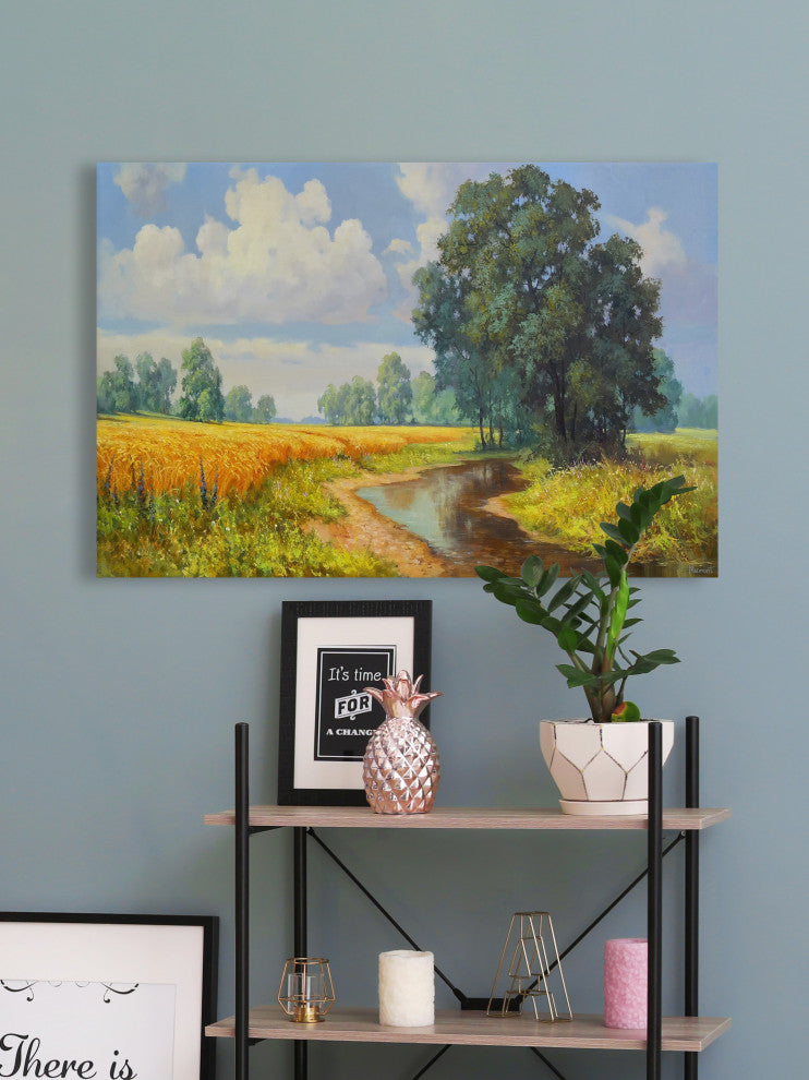 "Poetry of the Earth" Painting Print on Wrapped Canvas, 45x30