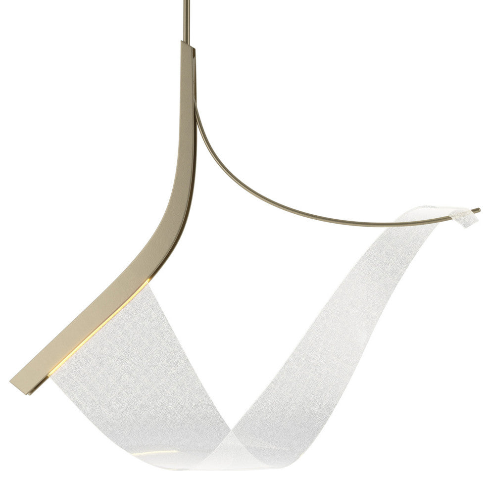Sling Pendant, Modern Brass, Standard Height