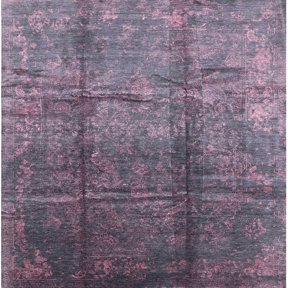 Ahgly Company Indoor Square Mid-Century Modern Area Rugs, 3' Square