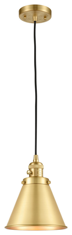INNOVATIONS LIGHTING 201CSW-SG-M13-SG-LED 1 Light Mini Pendant With Switch