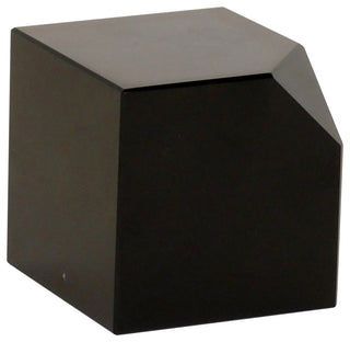 Crystal-Cut Corner Cube, Black