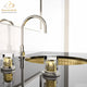 Mosaic Undermount Glass Luxe Sink, Gold
