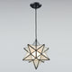 Moravian Style Pendant Lights Modern Star Pendant Lighting, 12'', Frosted