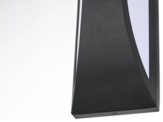 Home Living 5" Outdoor Wall Sconce, Black