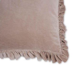 Alessia Distressed Pink Velvet Pillow