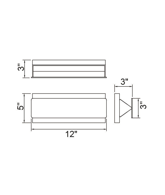 Lilliana LED Wall Sconce With White Finish