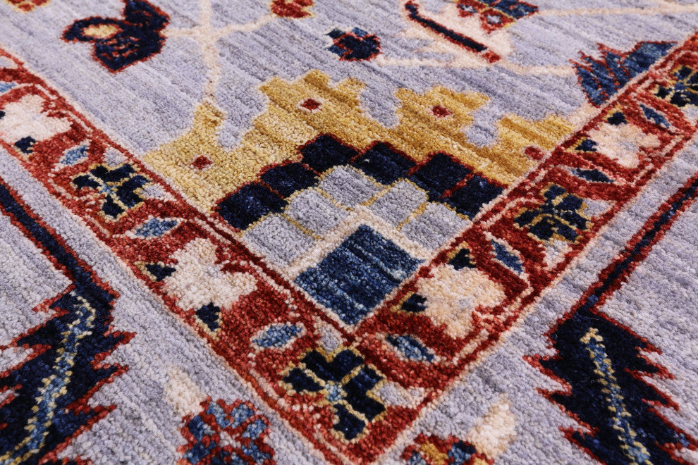 Hand-Knotted Persian Fine Serapi Wool Rug 8' 1" X 9' 9" - Q12861