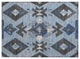 Machine Washable Indoor/Outdoor Chantille ACN1882 Blue 1'8" x 2'6" Rug