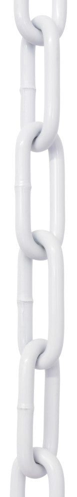 RCH Hardware Steel Standard Link Chandelier Chain, 72 Reel, White, W50
