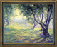 Guy Orlando Rose Provincial Olive GroveFramed Premium Canvas Print, 16"x20"