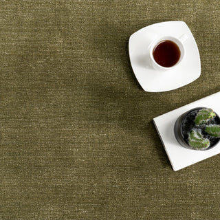 Petra High-Low Wool-Blend Area Rug, Verdant Green 10' x 14'