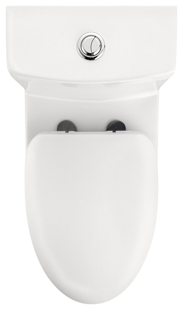 Standard ADA Height One-Piece Elongated Toilet, Dual Flush, 0.8/1.28 GPF