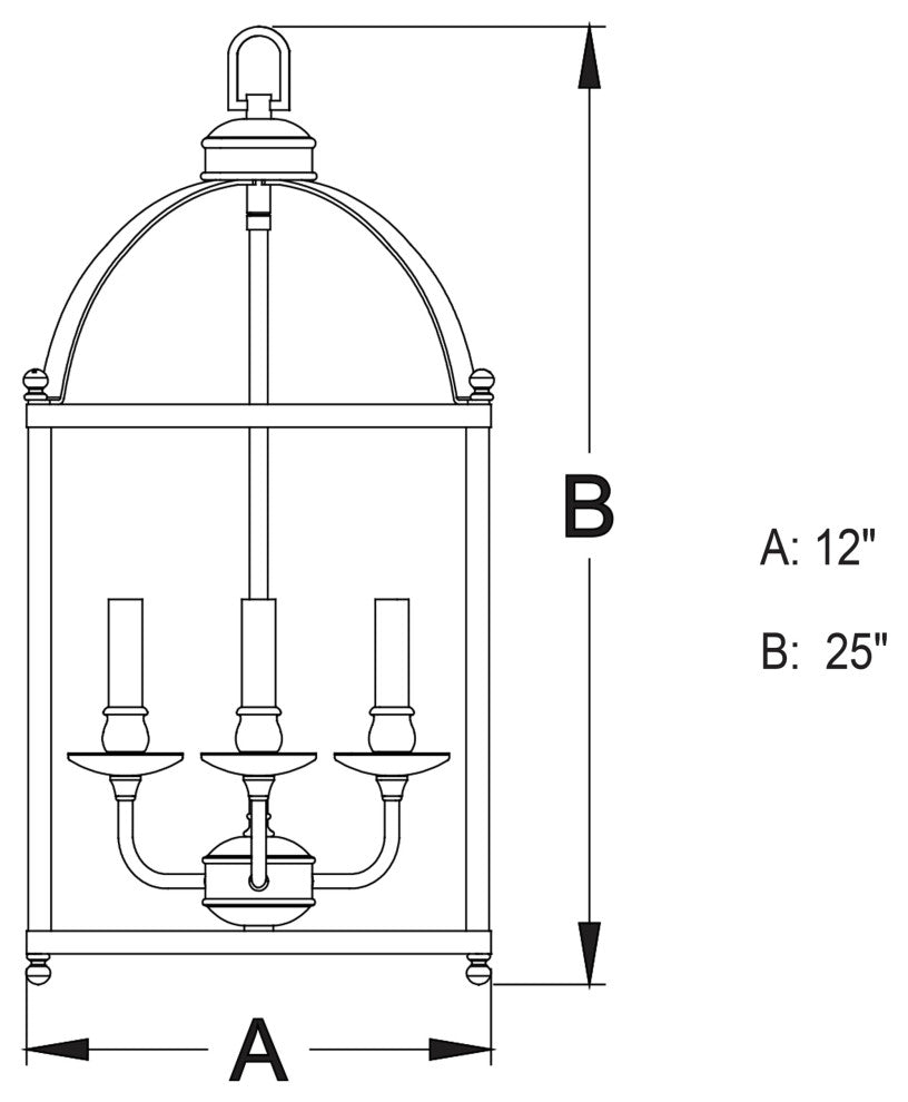 Vaxcel Juliet 6-Light Pendant Architectura Light, Architectural Bronze