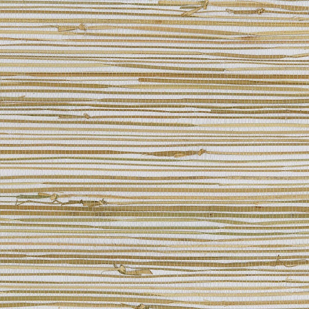 Decorator, Grasscloth Texture Wallpaper White Sample
