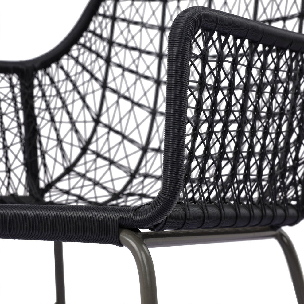 Bandera Outdoor Dining Chair Smoke Black, Grey Bronze