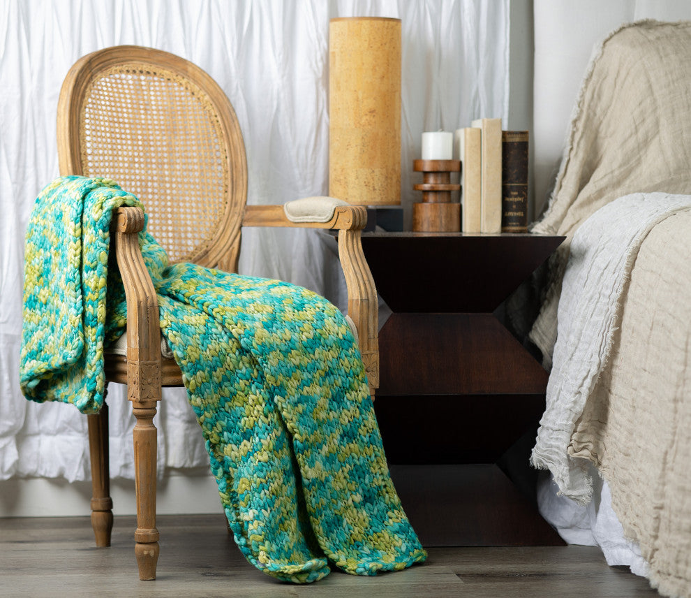 Maddison Throw Blanket, Everglade