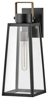 Lark 82004 Hugh 1 Light 19" Tall Outdoor Wall Sconce - Black