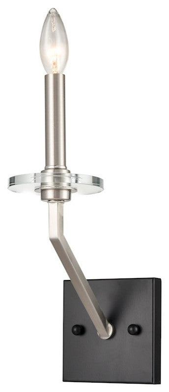 Innovations 331-1W-BSN 1-Light Sconce, Black Satin Nickel