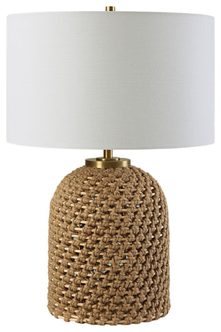 Kendari Rope and Rattan Table Lamp