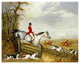 "The Belvoir Hunt" Digital Paper Print by Henry Thomas Alken, 32"x26"
