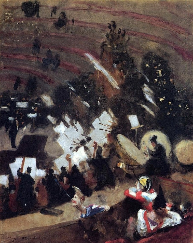 John Singer Sargent Rehearsal of the Pas de Loup Orchestra Wall Decal