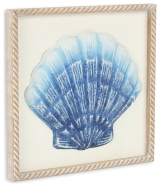 Coralia Sea Shell Metal Relief Wall Art