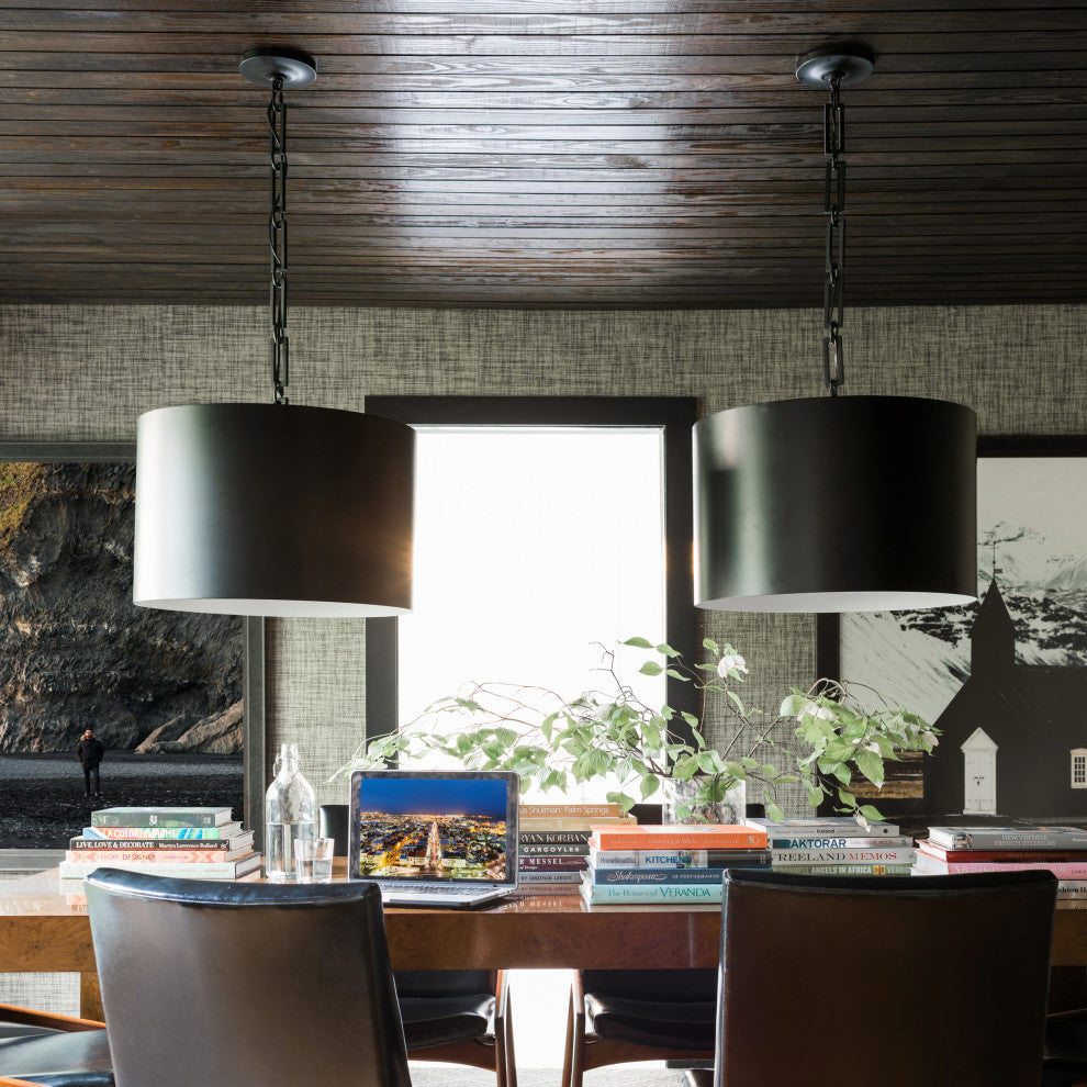 Brian Patrick Flynn for Crystorama Alston 6-Light Matte Black Chandelier, Matte