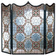 Meyda lighting 48092 44"W X 36"H Victorian Beveled Fireplace Screen