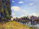 Alfred Sisley Pont Moret in Summer, 21"x28" Wall Decal Print