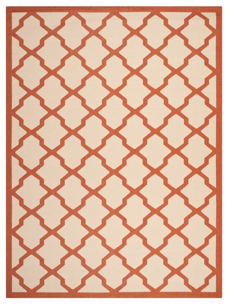 Safavieh Courtyard Cy6903-231 Beige, Terracotta Area Rug, 8'0" X 11'0"