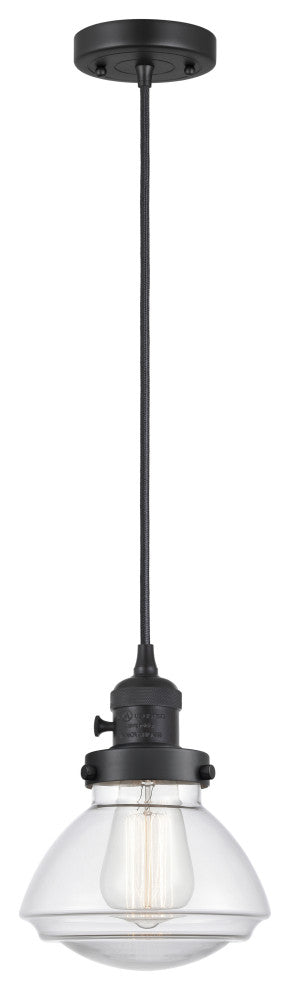 INNOVATIONS 201CSW-BK-G322 1-Light Mini Pendant Matte Black