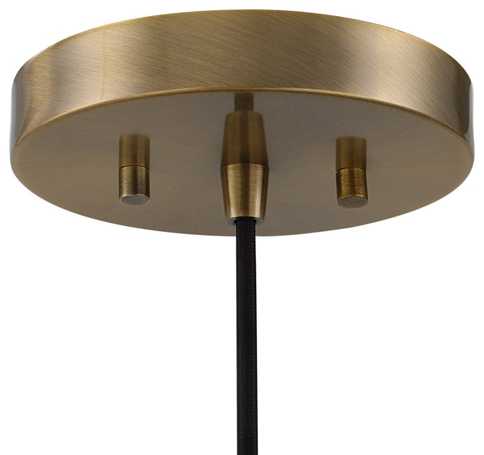 Uttermost Eichler 1-Light Mini Pendant 21559, Antique Brass