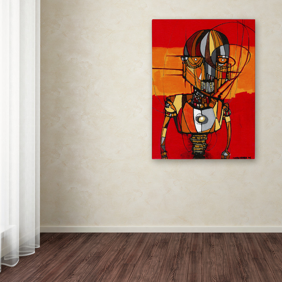 'Segmented Man Iii' Canvas Art, 32x24