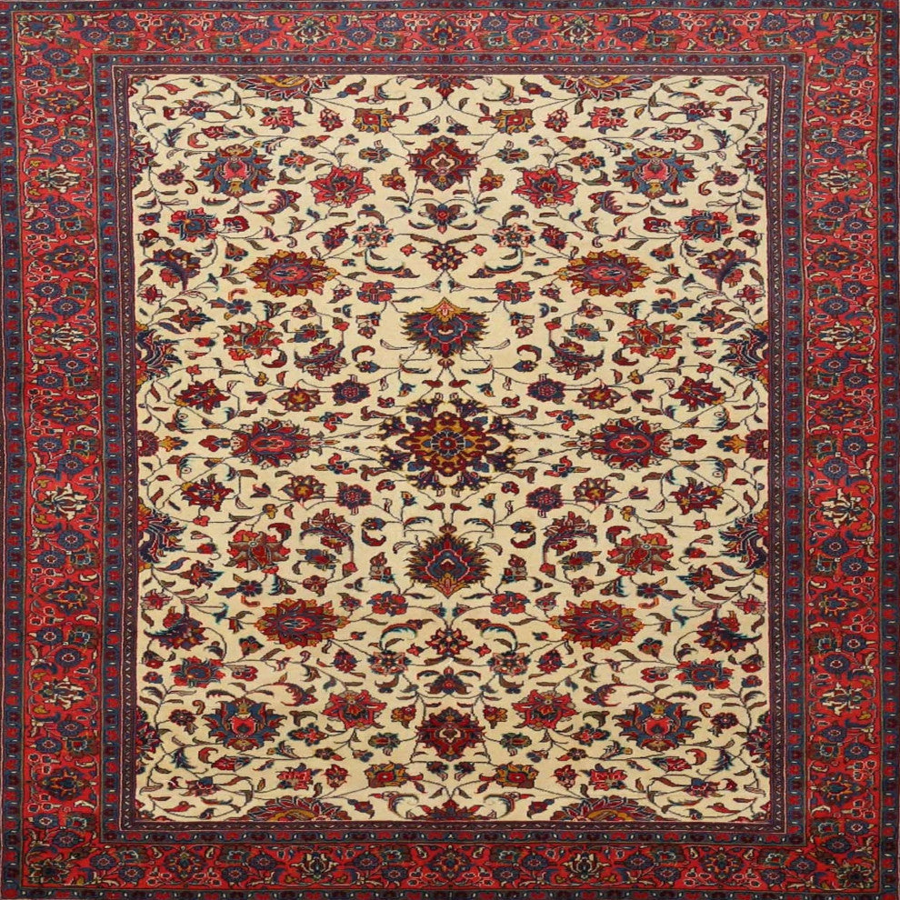 Ahgly Company Indoor Square Traditional Area Rugs, 3' Square