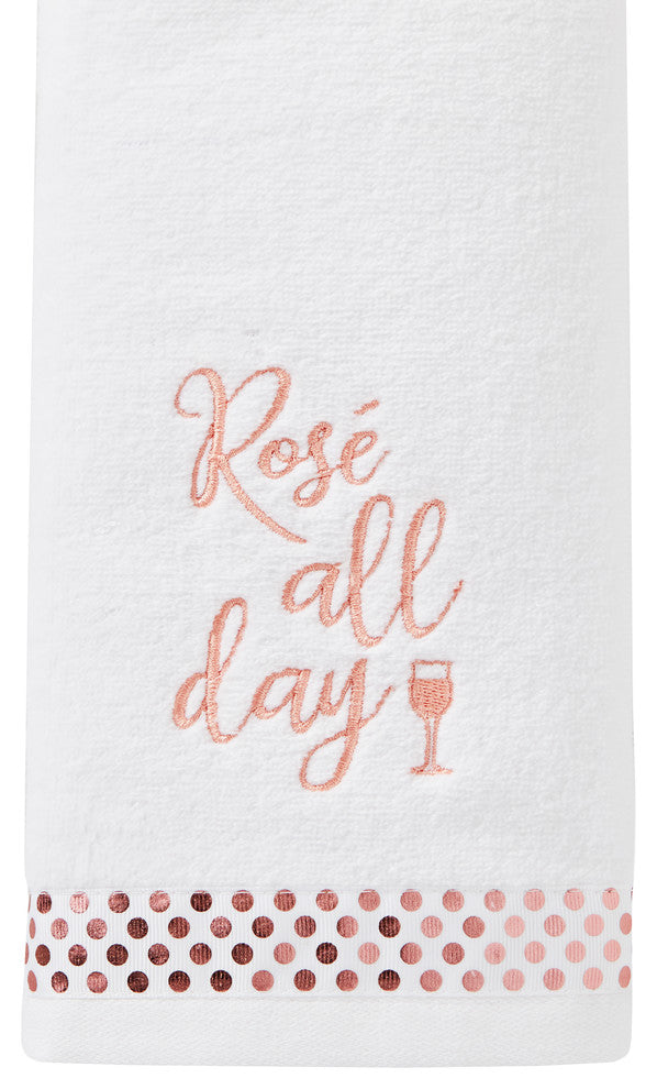 SKL Home 2-Piece Rose All Day Hand Towel Set