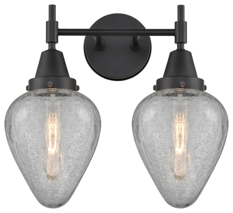 INNOVATIONS LIGHTING 447-2W-BK-G165 Caden 2 Light 17 inch Bath Vanity Light