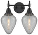 INNOVATIONS LIGHTING 447-2W-BK-G165 Caden 2 Light 17 inch Bath Vanity Light