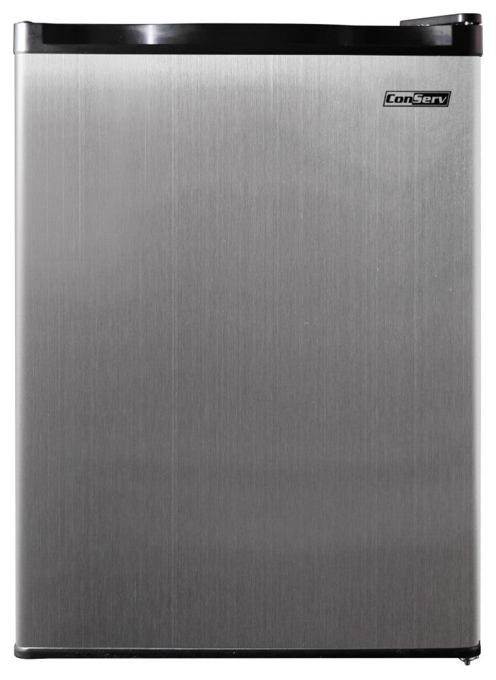 Conserv 4.5 cu. Ft. Compact Refrigerator-Stainless, Reversible Door