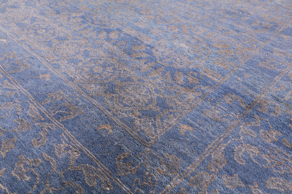 Persian Wool and Silk Hand-Knotted Rug 9' 1" X 12' 0" Q6338