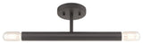 Copenhagen 2-Light Bronze Semi-Flush