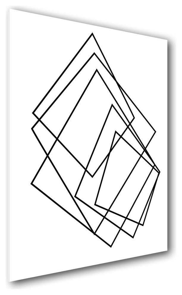 Wall Decor 'Gilt Mod I-W' in ArtPlexi, 20"x16"